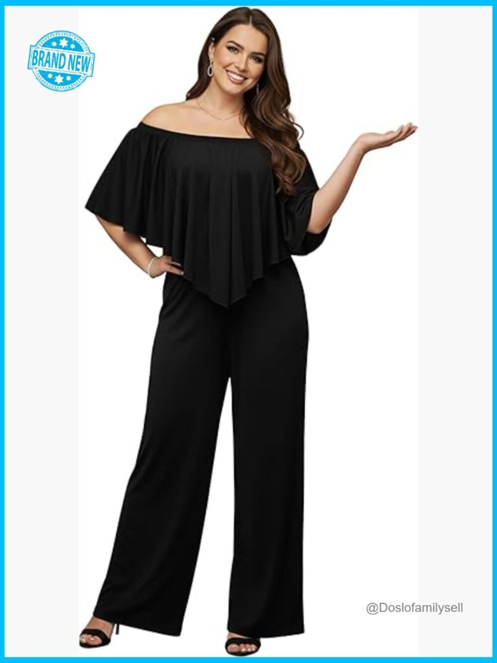Strapless Off Shoulder Long Pant Jumpsuit Flattering Cocktail Party Elegant